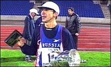Олег после финиша 160 километровой дистанции.